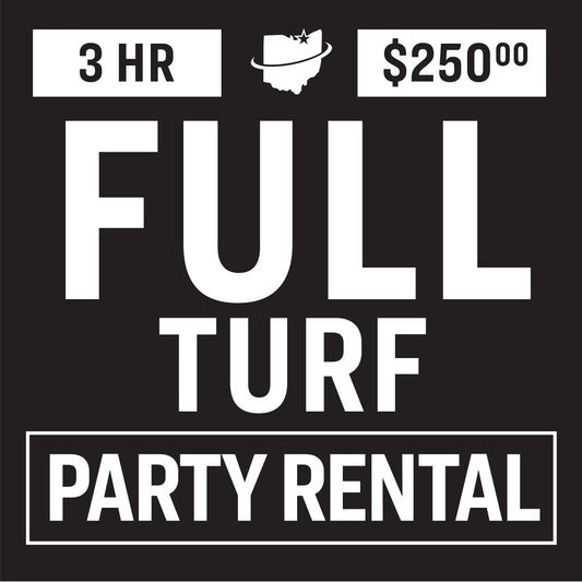 Full Turf Rental - Party - 3 hrs