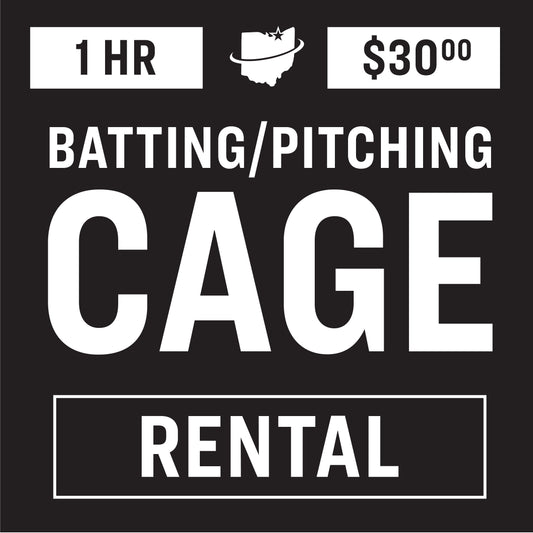 Batting/Pitching Cage Rental - 60 Minutes